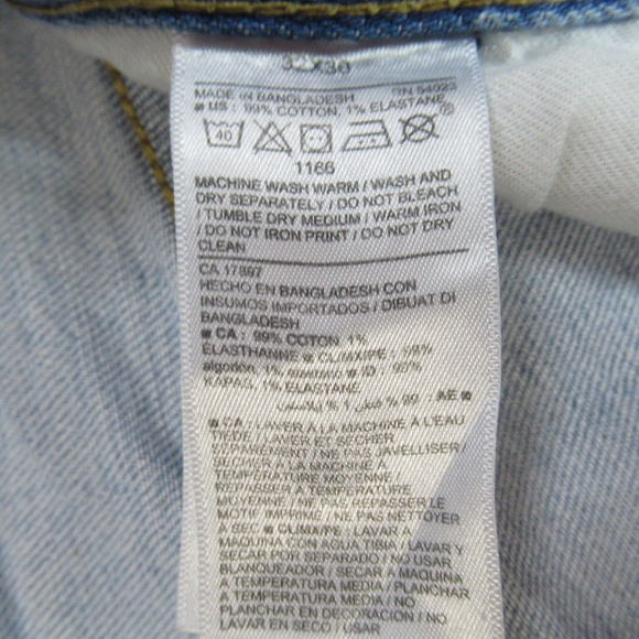 Old Navy Jeans Mens 32X30 Blue Skinny Built In Flex Distressed Y2K Punk Grunge - Picture 11 of 12